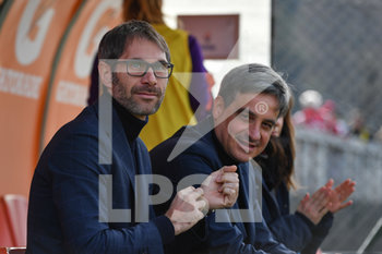 2020-01-26 - Antonio Cincotta (allenatore Fiorentina Women's) con il suo secondo, Nicola Melani - AS ROMA VS FIORENTINA WOMEN - ITALIAN SERIE A WOMEN - SOCCER