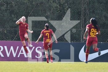 2020-01-26 - Amalie Thestrup (Roma) esulta dopo il gol - AS ROMA VS FIORENTINA WOMEN - ITALIAN SERIE A WOMEN - SOCCER