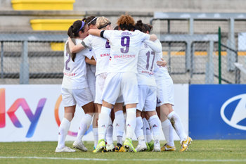 2020-01-26 - Esultanza Fiorentina Women's - AS ROMA VS FIORENTINA WOMEN - ITALIAN SERIE A WOMEN - SOCCER