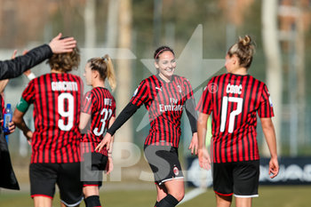 2020-01-29 - Nora Heroum (Milan) esultanza gol - MILAN VS PINK BARI - ITALIAN SERIE A WOMEN - SOCCER