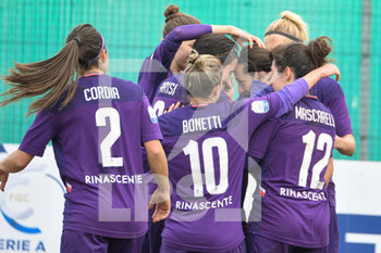 2020-02-01 - L'esultanza della Fiorentina - TAVAGNACCO-FIORENTINA WOMEN - ITALIAN SERIE A WOMEN - SOCCER