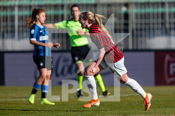 2020-02-02 - Berglind Borg Thorvaldsdottir (Milan) gol esultanza - MILAN VS INTER - ITALIAN SERIE A WOMEN - SOCCER