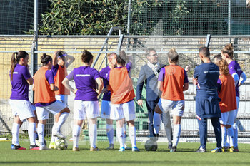 2020-02-15 - Antonio Cincotta (allenatore Fiorentina Women's) parla alla squadra - FIORENTINA WOMEN VS SASSUOLO - ITALIAN SERIE A WOMEN - SOCCER
