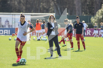 2020-02-15 - riscaldamento AS Roma Coach Elisabetta BAVAGNOLI (A.S. ROMA) - ROMA VS HELLAS VERONA WOMEN - ITALIAN SERIE A WOMEN - SOCCER