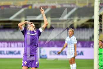2020-08-22 - Daniela Sabatino (Fiorentina Femminile) celebrates after the goal - ACF FIORENTINA FEMMINILE VS INTER - ITALIAN SERIE A WOMEN - SOCCER