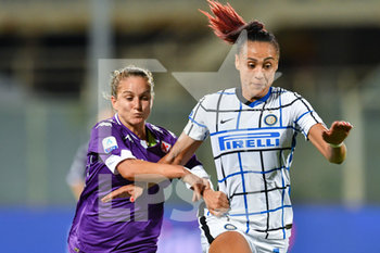 2020-08-22 - Tatiana Bonetti (Fiorentina Femminile), Kathellen Sousa (Inter) - ACF FIORENTINA FEMMINILE VS INTER - ITALIAN SERIE A WOMEN - SOCCER