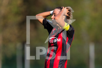 2020-08-23 - Valentina Giacinti (AC Milan) after missing a goal - AC MILAN VS FLORENTIA SAN GIMIGNANO - ITALIAN SERIE A WOMEN - SOCCER
