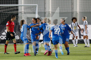 2020-08-29 - Elisa Polli (Empoli Ladies) celebrates the goal - JUVENTUS VS EMPOLI LADIES - ITALIAN SERIE A WOMEN - SOCCER