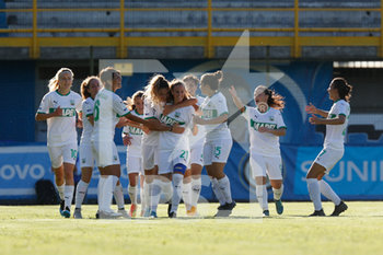 2020-08-30 - Martina Tomaselli (US Sassuolo Calcio) esulta dopo aver segnato il gol del vantaggio - INTER VS SASSUOLO - ITALIAN SERIE A WOMEN - SOCCER