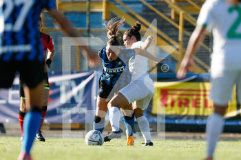 2020-08-30 - Alice Regazzoli (FC Internazionale) e Benedetta Brignoli (US Sassuolo Calcio) - INTER VS SASSUOLO - ITALIAN SERIE A WOMEN - SOCCER