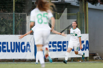 2020-08-30 - Valeria Pirone (Sassuolo Calcio) festeggia dopo il gol - INTER VS SASSUOLO - ITALIAN SERIE A WOMEN - SOCCER