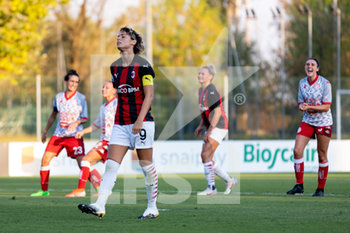 2020-09-05 - Valentina Giacinti (AC Milan) si dispera dopo aver sbagliato un rigore - AC MILAN VS PINK BARI - ITALIAN SERIE A WOMEN - SOCCER