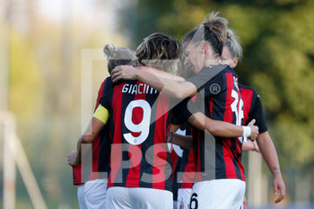 2020-09-05 - Valentina Giacinti (AC Milan) esulta dopo il gol - AC MILAN VS PINK BARI - ITALIAN SERIE A WOMEN - SOCCER