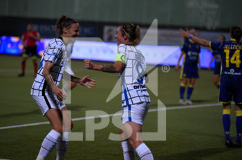 2020-09-06 - Regina Elena Baresi (Inter) Esultanza per il gol Inter - HELLAS VERONA WOMEN VS INTER - ITALIAN SERIE A WOMEN - SOCCER