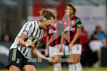 2020-10-05 - Cristiana Girelli (Juventus FC) esultanza - AC MILAN VS JUVENTUS - ITALIAN SERIE A WOMEN - SOCCER