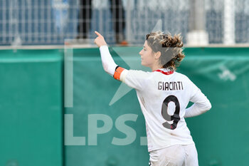 2020-10-10 - Valentina Giacinti (Milan) celebrates the goal - EMPOLI LADIES VS AC MILAN - ITALIAN SERIE A WOMEN - SOCCER