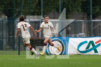 2020-10-11 - Annamaria Serturini (AS Roma) goal celebration - INTER VS AS ROMA - ITALIAN SERIE A WOMEN - SOCCER