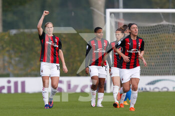 2020-10-18 - Natasha Khalila Dowie (AC Milan) esultanza gol - AC MILAN VS INTER - ITALIAN SERIE A WOMEN - SOCCER