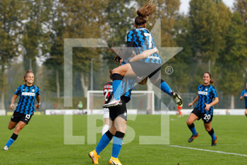 2020-10-18 - Gloria Marinelli (FC Internazionale) esultanza gol - AC MILAN VS INTER - ITALIAN SERIE A WOMEN - SOCCER