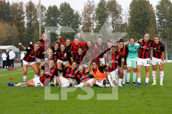 2020-10-18 - Il Milan festeggia la vittoria a fine partita - AC MILAN VS INTER - ITALIAN SERIE A WOMEN - SOCCER