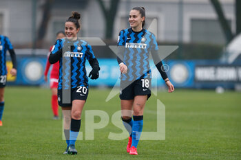 2020-12-06 - Marta Teresa Pandini (FC Internazionale) and Flaminia Simonetti (FC Internazionale) - FC INTERNAZIONALE VS SAN MARINO ACADEMY - ITALIAN SERIE A WOMEN - SOCCER