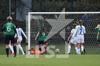 2020-12-12 - Luisa Pugnali (Florentia Sangimignano) segna il gol 1-0 - FLORENTIA SAN GIMIGNANO VS INTER - ITALIAN SERIE A WOMEN - SOCCER