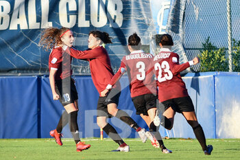 2020-12-13 - Empoli Ladies players celebrate after the goal - EMPOLI LADIES VS ACF FIORENTINA FEMMINILE - ITALIAN SERIE A WOMEN - SOCCER