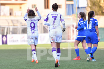 2021-01-17 - Daniela Sabatino (Fiorentina Femminile) celebrates after scoring the goal - ACF FIORENTINA FEMMINILE VS SAN MARINO ACADEMY - ITALIAN SERIE A WOMEN - SOCCER
