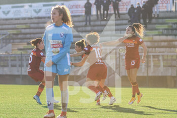 2021-01-17 - Happiness of Elisa BARTOLI (A.S. ROMA) after scoring a goal of 3-2 - AS ROMA VS NAPOLI FEMMINILE - ITALIAN SERIE A WOMEN - SOCCER