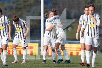 2021-01-17 - Aurora Galli (Juventus FC) celebrates after scoring the second goal of the match for Juventus FC - FC INTERNAZIONALE VS JUVENTUS WOMEN - ITALIAN SERIE A WOMEN - SOCCER