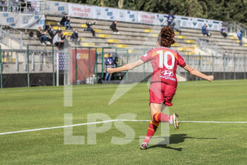 2021-01-23 - Exultation goal Manuela Giugliano ( AS Roma ) - AS ROMA VS US SASSUOLO - ITALIAN SERIE A WOMEN - SOCCER