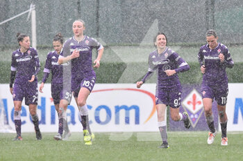 2021-02-07 - Daniela Sabatino (Fiorentina Femminile) celebrates after scoring the goal - ACF FIORENTINA FEMMINILE VS NAPOLI FEMMINILE - ITALIAN SERIE A WOMEN - SOCCER