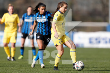 2021-02-27 - Madison Sarah Solow (Hellas Verona Women) - FC INTERNAZIONALE VS HELLAS VERONA WOMEN - ITALIAN SERIE A WOMEN - SOCCER