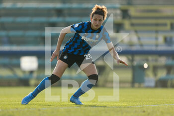 2021-02-27 - Ilaria Mauro (FC Internazionale) moments before her goal - FC INTERNAZIONALE VS HELLAS VERONA WOMEN - ITALIAN SERIE A WOMEN - SOCCER