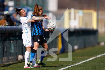 2021-03-07 - Beatrice Merlo (FC Internazionale) and Elisabetta Oliviero (Napoli Calcio Femminile) - FC INTERNAZIONALE VS NAPOLI FEMMINILE - ITALIAN SERIE A WOMEN - SOCCER