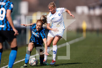 2021-03-07 - Beatrice Merlo (FC Internazionale) and Jenny Hjohlman (Napoli Calcio Femminile) - FC INTERNAZIONALE VS NAPOLI FEMMINILE - ITALIAN SERIE A WOMEN - SOCCER