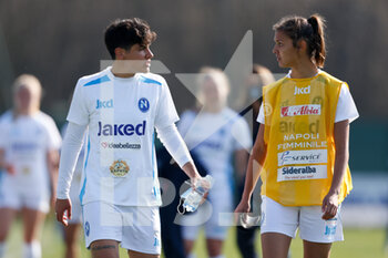 2021-03-07 - Nicola Di Marino (Napoli Calcio Femminile) and Federica Cafferata (Napoli Calcio Femminile) - FC INTERNAZIONALE VS NAPOLI FEMMINILE - ITALIAN SERIE A WOMEN - SOCCER