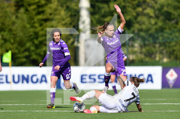 2021-03-20 - Frederikke Thogersen (Fiorentina Femminile) and Valentina Cernoia (Juventus) - ACF FIORENTINA FEMMINILE VS JUVENTUS - ITALIAN SERIE A WOMEN - SOCCER