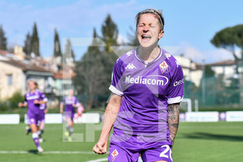 2021-03-20 - Lana Clelland (Fiorentina Femminile) celebrates after scoring the goal - ACF FIORENTINA FEMMINILE VS JUVENTUS - ITALIAN SERIE A WOMEN - SOCCER