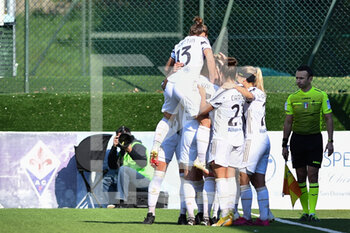 2021-03-20 - Juventus players celebrate after the goal - ACF FIORENTINA FEMMINILE VS JUVENTUS - ITALIAN SERIE A WOMEN - SOCCER