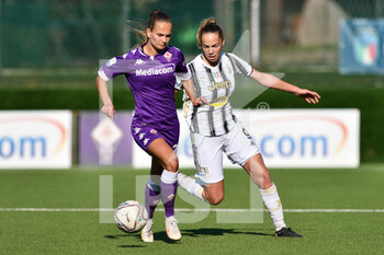 2021-03-20 - Frederikke Thogersen (Fiorentina Femminile) and Andrea Staskova (Juventus) - ACF FIORENTINA FEMMINILE VS JUVENTUS - ITALIAN SERIE A WOMEN - SOCCER