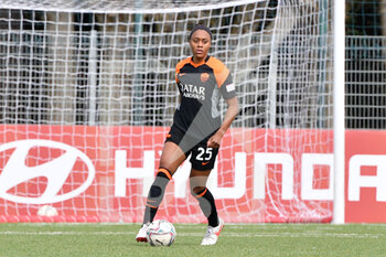 2021-03-20 - Allyson Swaby of AS Roma seen in action during the Italian Football Championship League A Women 2020/2021 match between AS Roma vs FC Internazionale at the “Agostino Di Bartolomei” in the Fulvio Bernardini Sports Center in Trigoria - AS ROMA VS FC INTERNAZIONALE - ITALIAN SERIE A WOMEN - SOCCER