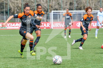 2021-03-20 - Paloma Lazaro of AS Roma seen in action during the Italian Football Championship League A Women 2020/2021 match between AS Roma vs FC Internazionale at the “Agostino Di Bartolomei” in the Fulvio Bernardini Sports Center in Trigoria - AS ROMA VS FC INTERNAZIONALE - ITALIAN SERIE A WOMEN - SOCCER