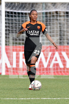 2021-03-20 - Allyson Swaby of AS Roma seen in action during the Italian Football Championship League A Women 2020/2021 match between AS Roma vs FC Internazionale at the “Agostino Di Bartolomei” in the Fulvio Bernardini Sports Center in Trigoria - AS ROMA VS FC INTERNAZIONALE - ITALIAN SERIE A WOMEN - SOCCER