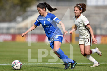 2021-03-27 - Shino Kunisawa of San Marino Academy during the Serie A match between AS Roma and San Marino Academy at Stadio Tre Fontane on March 27, 2021 in Rome, Italy. - AS ROMA VS SAN MARINO ACADEMY - ITALIAN SERIE A WOMEN - SOCCER