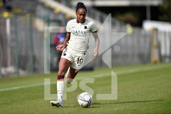 2021-03-27 - Lindsey Thomas of AS Roma during the Serie A match between AS Roma and San Marino Academy at Stadio Tre Fontane on March 27, 2021 in Rome, Italy. - AS ROMA VS SAN MARINO ACADEMY - ITALIAN SERIE A WOMEN - SOCCER