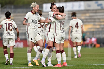 2021-03-27 - Annamaria Serturini of AS Roma during the Serie A match between AS Roma and San Marino Academy at Stadio Tre Fontane on March 27, 2021 in Rome, Italy. - AS ROMA VS SAN MARINO ACADEMY - ITALIAN SERIE A WOMEN - SOCCER