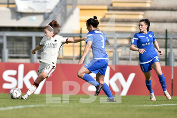 2021-03-27 - Manuela Giugliano of AS Roma during the Serie A match between AS Roma and San Marino Academy at Stadio Tre Fontane on March 27, 2021 in Rome, Italy. - AS ROMA VS SAN MARINO ACADEMY - ITALIAN SERIE A WOMEN - SOCCER