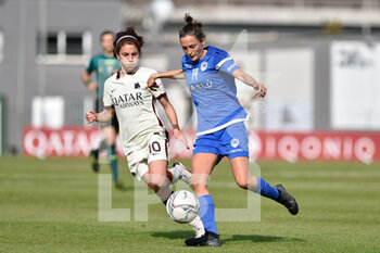 2021-03-27 - Viola Brambilla of San Marino Academy during the Serie A match between AS Roma and San Marino Academy at Stadio Tre Fontane on March 27, 2021 in Rome, Italy. - AS ROMA VS SAN MARINO ACADEMY - ITALIAN SERIE A WOMEN - SOCCER