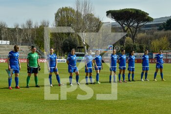 2021-03-27 - Team San Marino Academy seen in action - AS ROMA VS SAN MARINO ACADEMY - ITALIAN SERIE A WOMEN - SOCCER